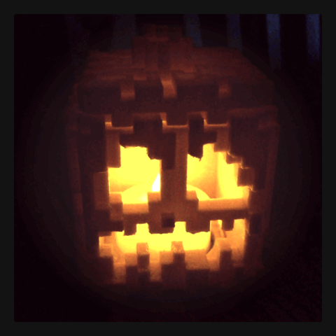 Image result for minecraft pumpkin GIF